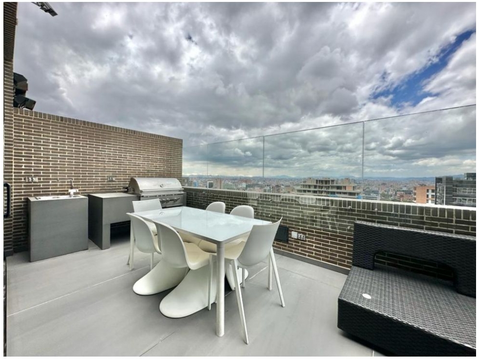 El Nogal Maravilloso Penthouse Moderno con Terraza — foto 4