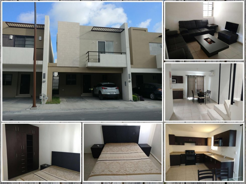 ALMERIA Casa en Renta AMUEBLADA en Apodaca MZC