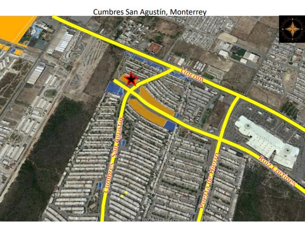 3000 M 2 EN RENTA EN CUMBRES SAN AGUSTIN ESQUINA Y RUIZ CORTINEZ - 1