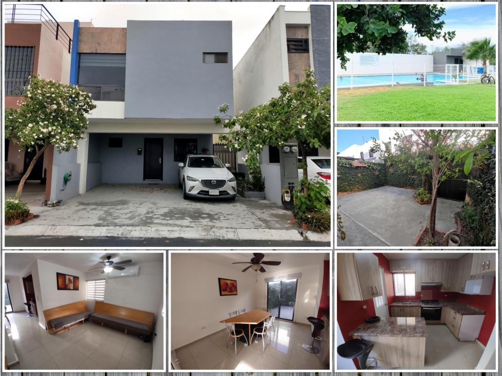 SAN FRANCISCO Casa en Renta AMUEBLADA en Apodaca MZC