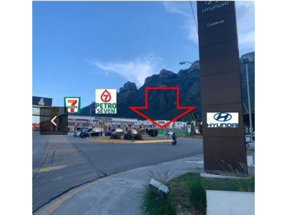 EXCELENTE TERRENO EN RENTA 2250 M2 CASI ESQUINA AV LEONES CUMBRES — foto 3