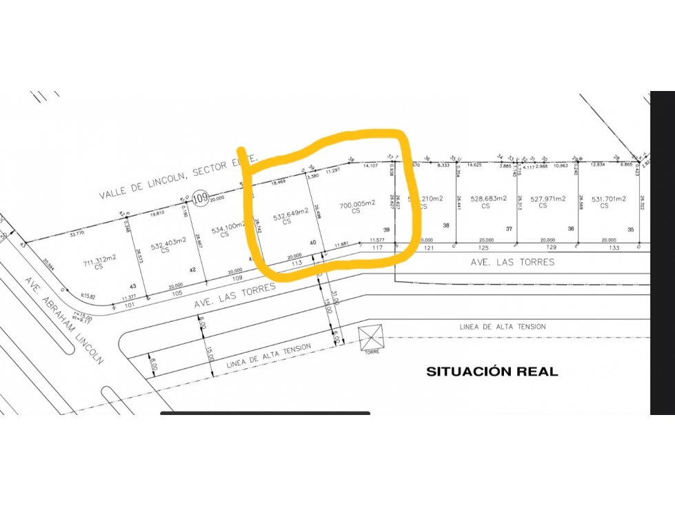 EXCELENTE TERRENO EN VENTA AV ABRAHAM LINCOLN 1233 M2 $ 11.820.000 — foto 2