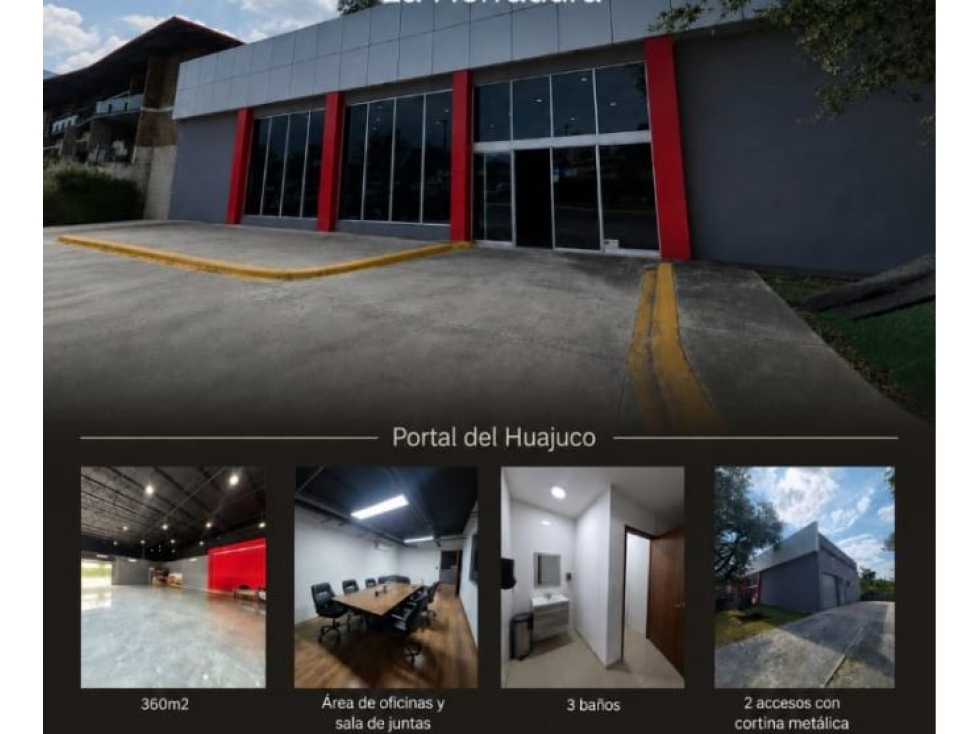 EXCELENTE LOCAL DE 360 M2 RENTA PORTAL DEL HUAJUCO $ 140 .000 - 1