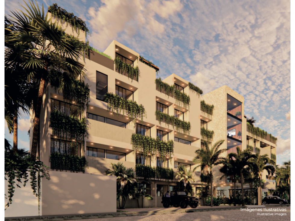 DEPARTAMENTO EN PREVENTA EN TULUM, LA VELETA. 1 REC. ALF - 3