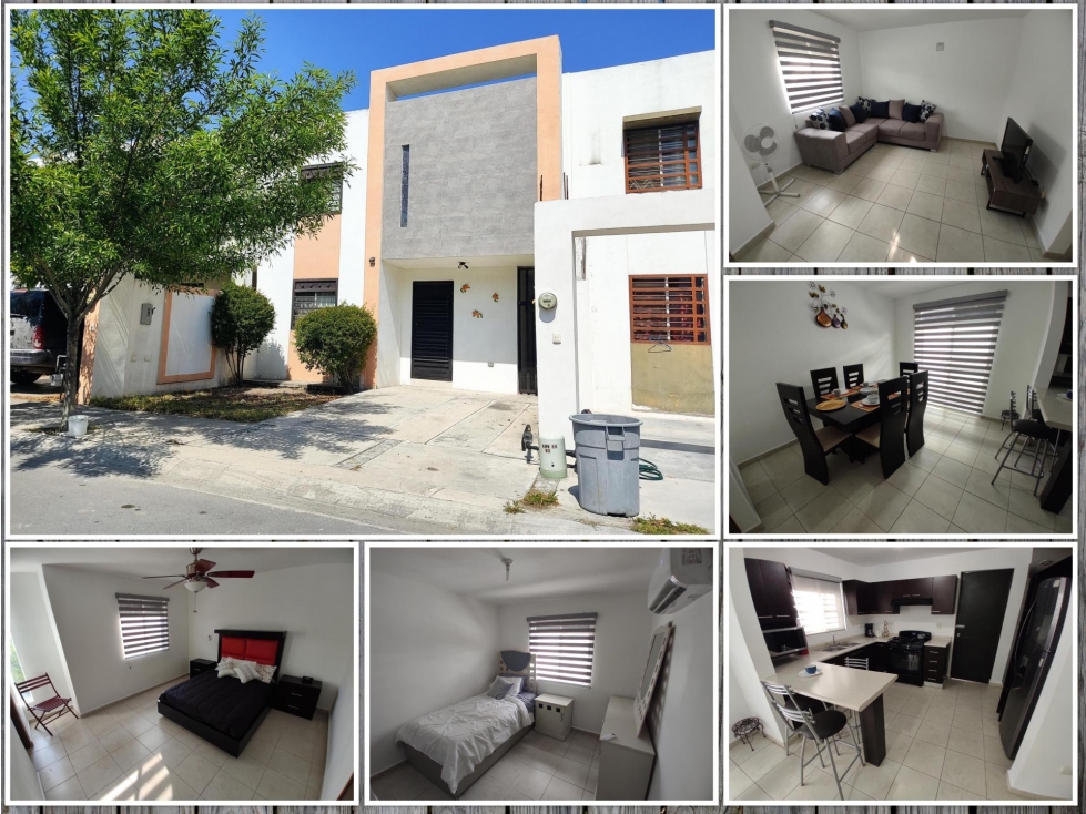 ALMERIA Casa en Renta AMUEBLADA en Apodaca MZC