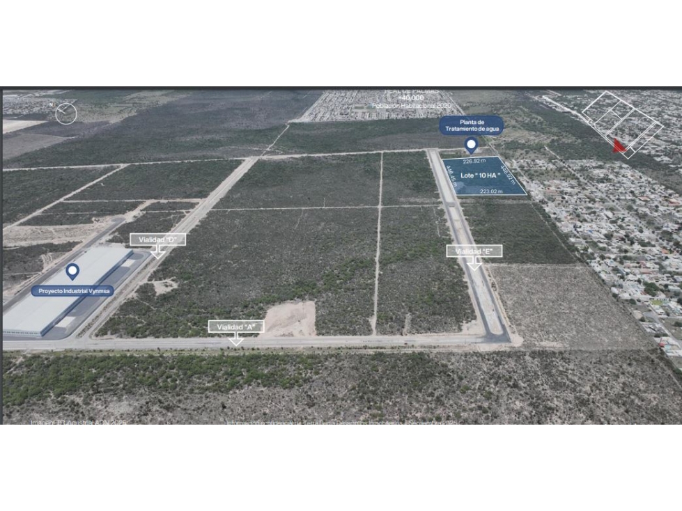 10 HECTAREAS EN VENTA EN PARQUE LOGISTICO INDUSTRIAL CARR LAREDO - 4