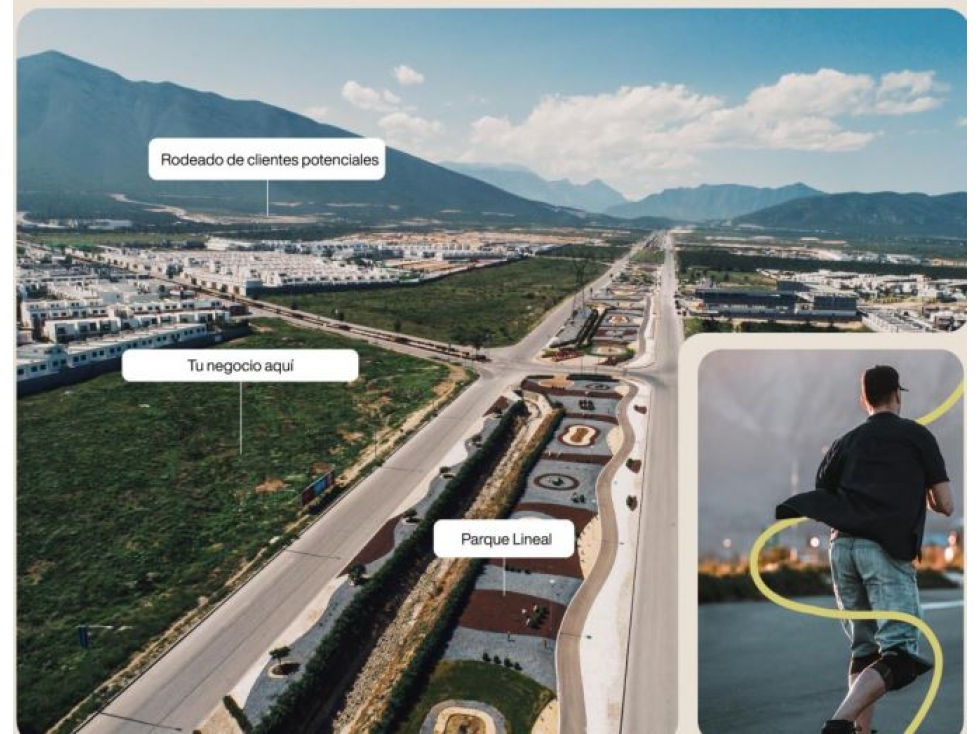 OPORTUNIDAD TERRENOS VENTA COMERCIALES DOMINIO CUMBRES 7000 m2 — foto 3