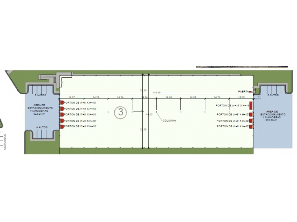 Nave en renta en parque industrial en Guadalupe HZ - 5