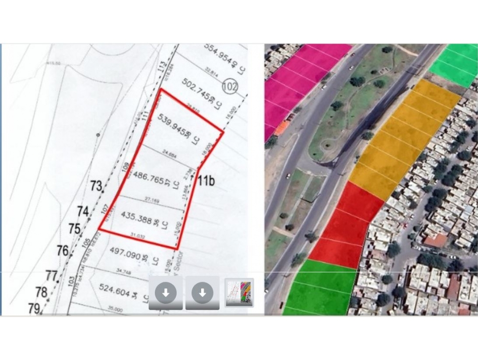 TERRENOS EN RENTA FRENTE FRACC TRIANA DE 435 M 2 $ 23.500 - 1