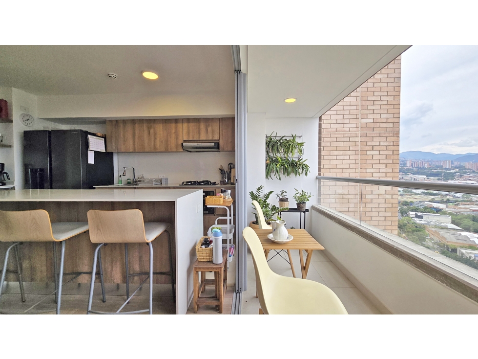 Vendo hermoso apto en Sabaneta, piso alto, super vista, U. completa — foto 4