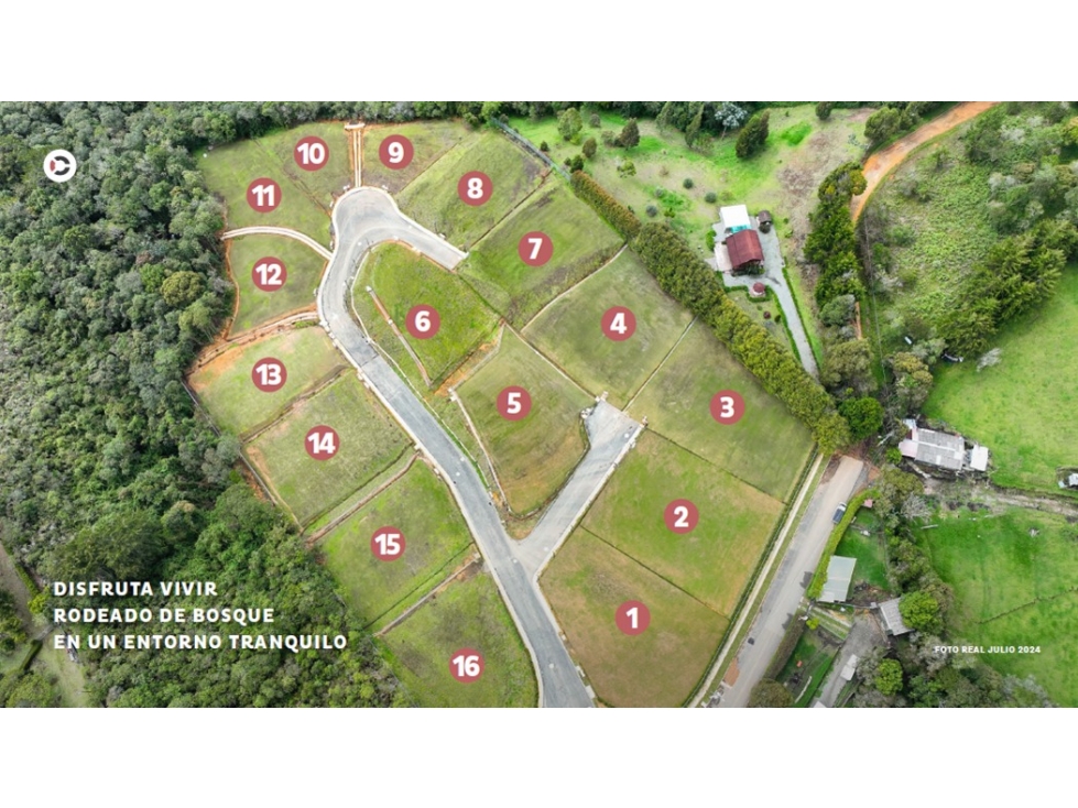 Vendo lote en parcelación cerrada Alto de Palmas antes del peaje — foto 2