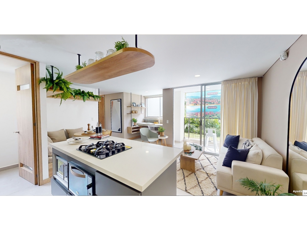 Vendo Moderno apto piso alto para estrenar en Itagüí/Ditaires