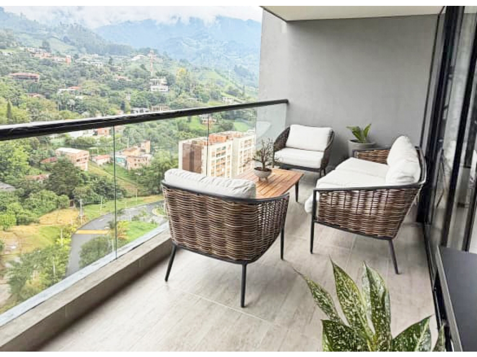 Vendo moderno apto Las Brujas Envigado piso alto, buena vista — foto 4