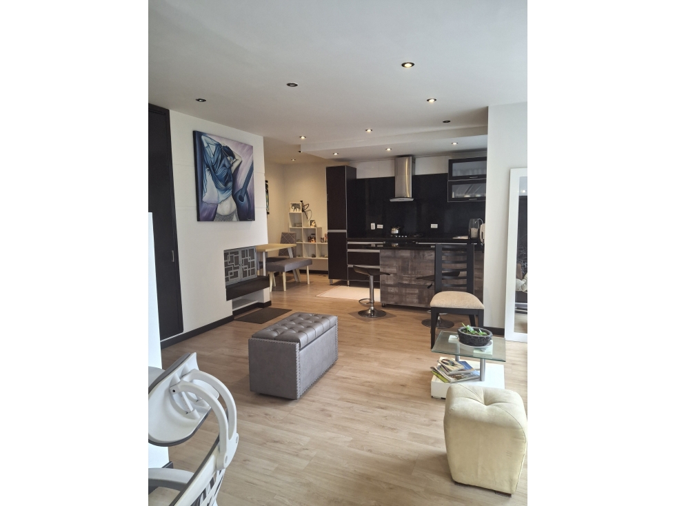 Apartamento amoblado para arriendo de 72 metros Santa Barbara — foto 3