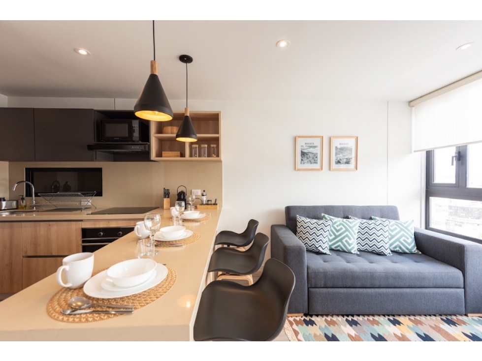 VENDO MODERNO APARTAESTUDIO EDIF LIFE 72-QUINTA CAMACHO-INVERSION