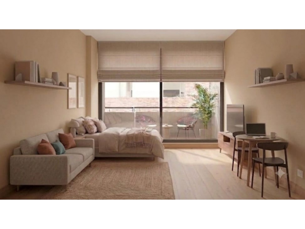VENDO APARTAESTUDIOS LOFT CHICO RESERVADO - 34 M2- BALCON, SOL TARDE