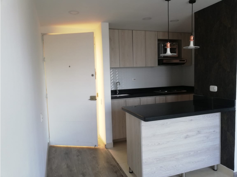 CHIA, apartamento (56 mtrs) 2 hab estudio 2 baños, 5 piso - 6