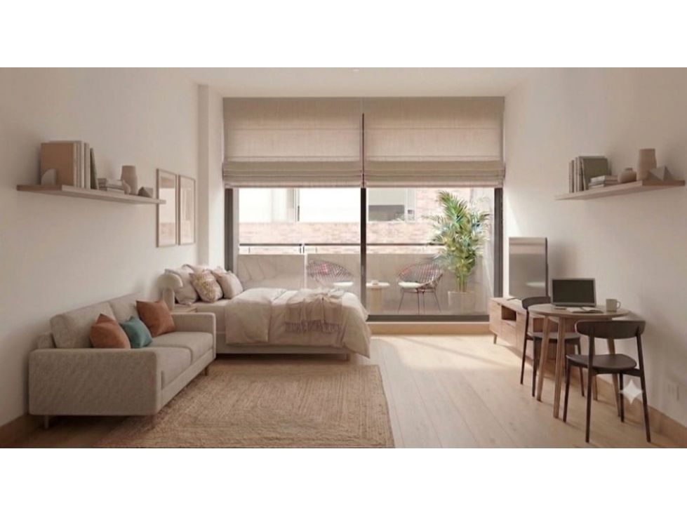 VENDO APARTAESTUDIOS LOFT CHICO RESERVADO - 34 M2- BALCON, SOL TARDE — foto 2