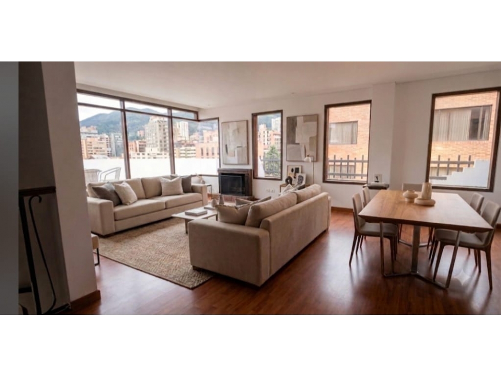 ARRIENDO DUPLEX EN EL NOGAL 2 HAB - TERRRAZA DE 35 M2 ULTIMO PISO — foto 2