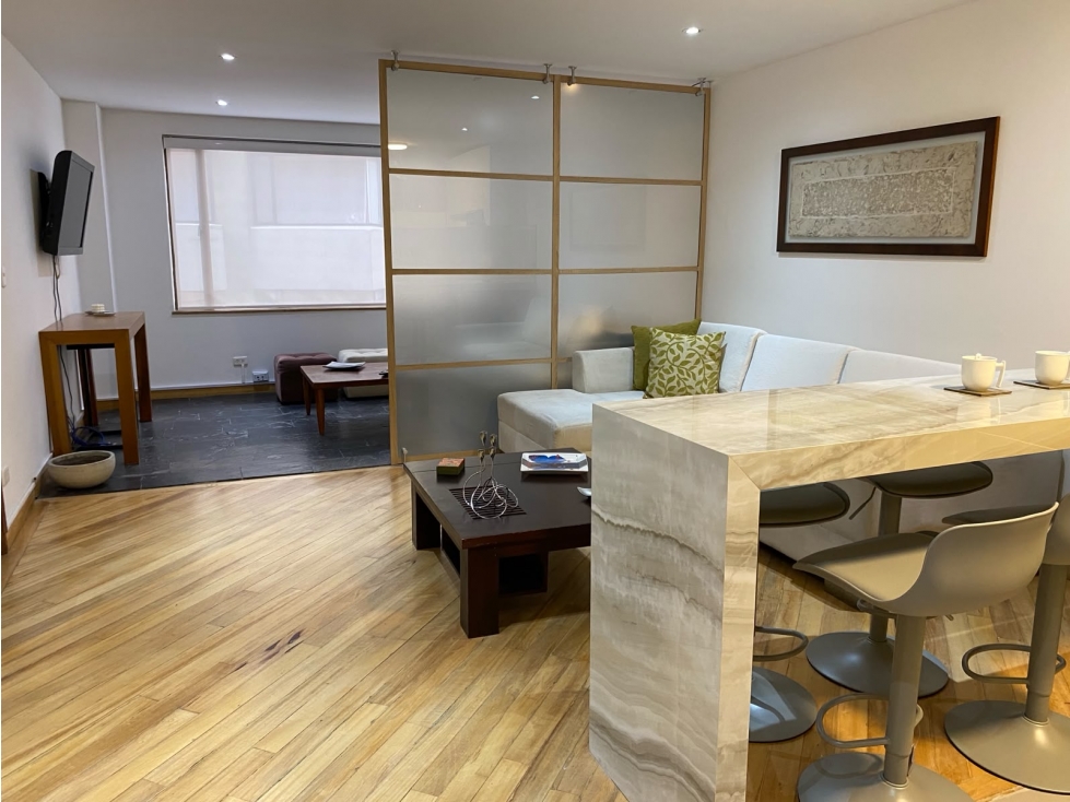 ARRIENDO APARTAMENTO AMOBLADO -CABRERA- 60 M2 - CRA 11 CON 86,