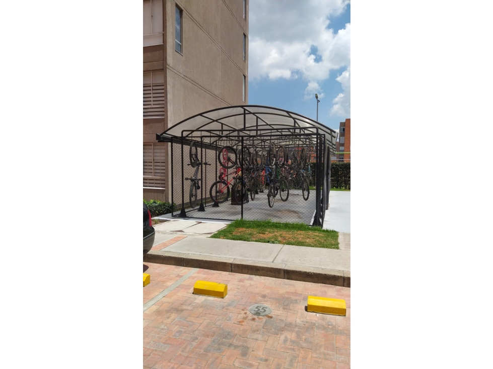 CHIA, apartamento (56 mtrs) 2 hab estudio 2 baños, 5 piso - 5