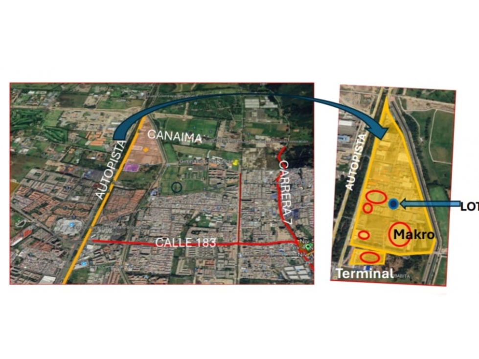 VENDO EXCELENTE LOTE DE 708,75 MT2 EN LA CALLE 195 CON 18 — foto 2