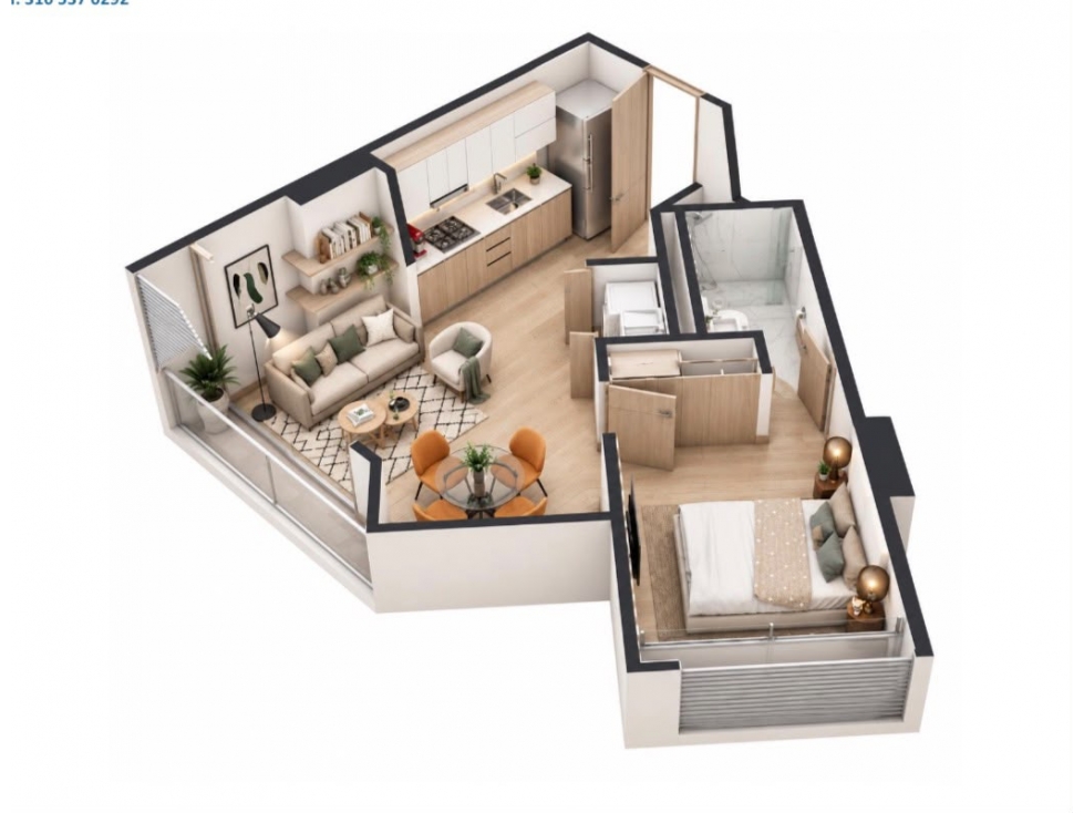SE VENDE APARTAESTUDIO EN EL SECTOR DE FUNDADORES