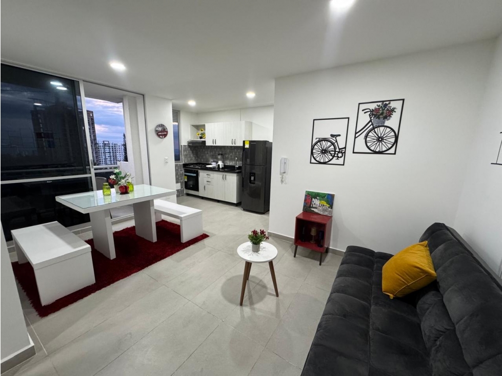 EN VENTA APARTAMENTO UBICADO EN EL NORTE DE ARMENIA (AMOBLADO)