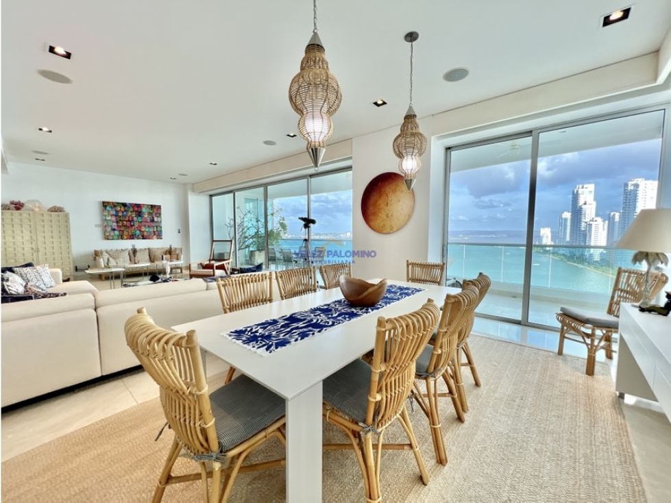 VENTA APARTAMENTO DE 3 HABITACIONES FRENTE A BAHIA DOMUS CARTAGENA — foto 4