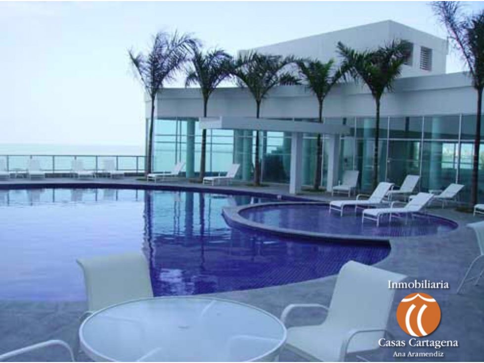 VENTA APARTAMENTO CON VISTA AL MAR PALMETTO 2 ALCOBAS cartagena — foto 2