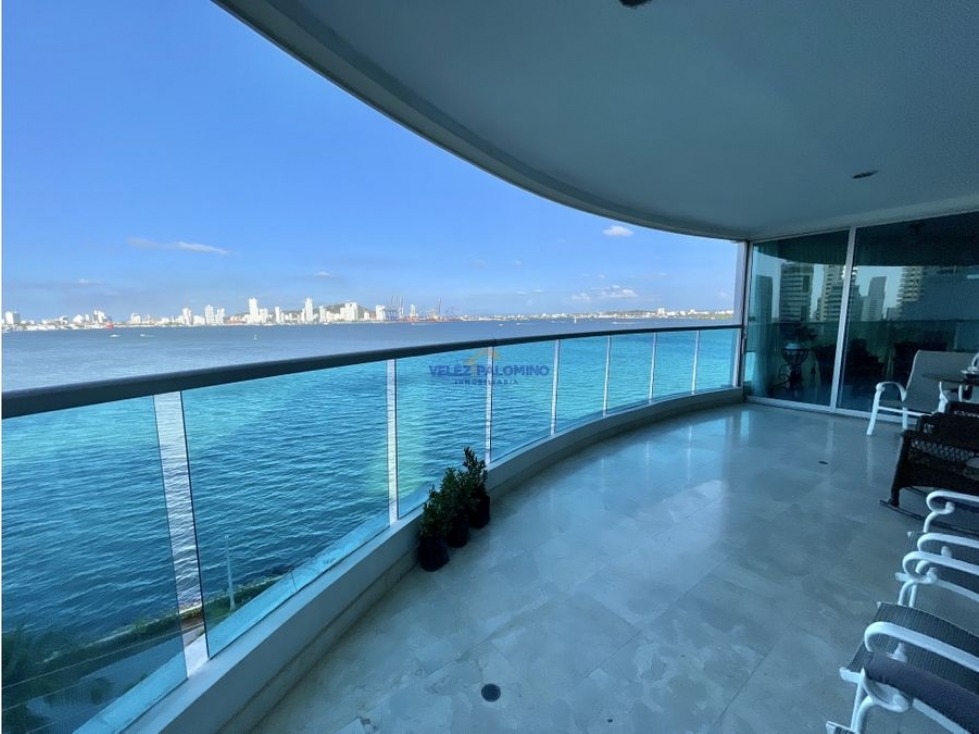 VENTA APARTAMENTO 3 ALCOBAS FRENTE A BAHIA CARTAGENA SAN SEBASTIÁN