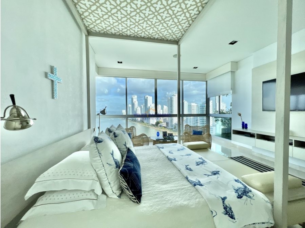 VENTA APARTAMENTO DE 3 HABITACIONES FRENTE A BAHIA DOMUS CARTAGENA — foto 3