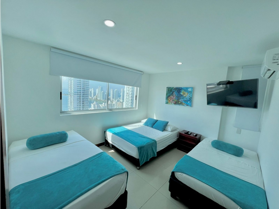 VENTA APARTAMENTO CON VISTA AL MAR PALMETTO 2 ALCOBAS cartagena — foto 6