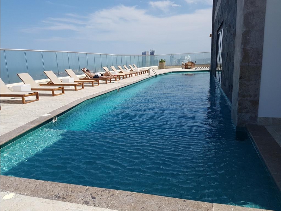 venta de apartamento en edificio Palmetto Beach vista al mar cartagena — foto 3