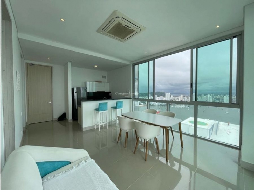 APARTAMENTO PENTHOUSE FRENTE AL MAR BOCAGRANDE CARTAGENA