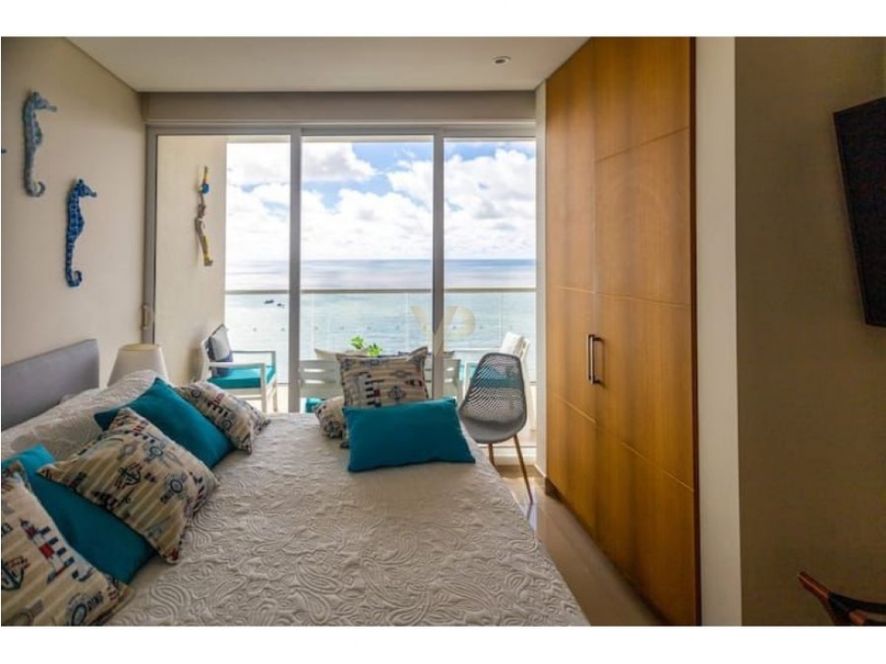APARTAMENTO BOCAGRANDE H2 2 ALCOBAS CARTAGENA vista al mar — foto 3