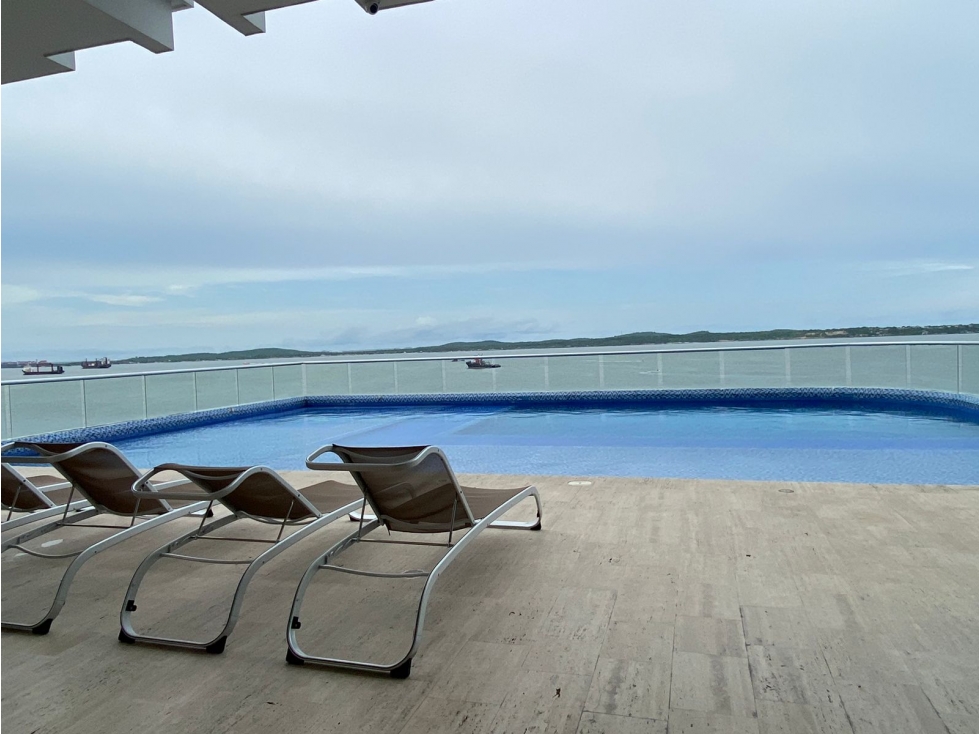 VENTA DE APARTMENTO frente AL MAR CARTAGENA 3 ALCOBAS