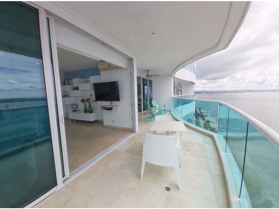 VENTA APARTAMENTO FRENTE A LA PLAYA CASTILLOGRANDE PV CARTAGENA