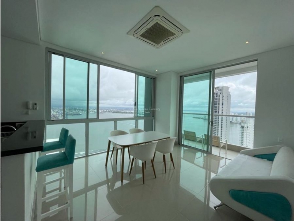APARTAMENTO PENTHOUSE FRENTE AL MAR BOCAGRANDE CARTAGENA — foto 2