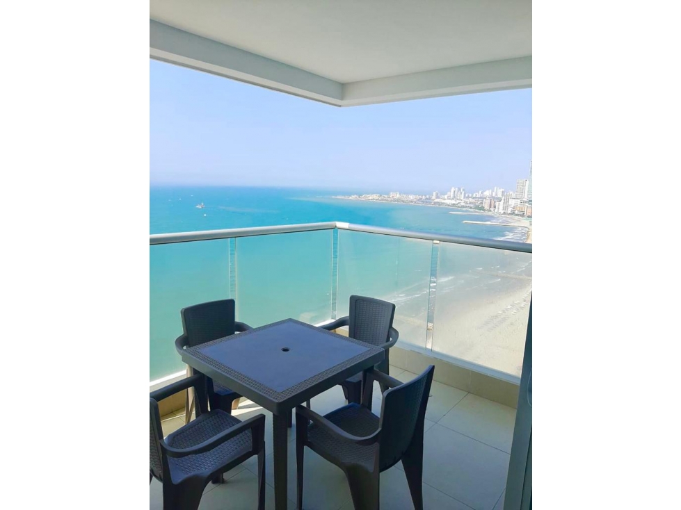 VENTA APARTAMENTO 2 ALCOBAS PALMETTO BEACH VISTA CARTAGENA
