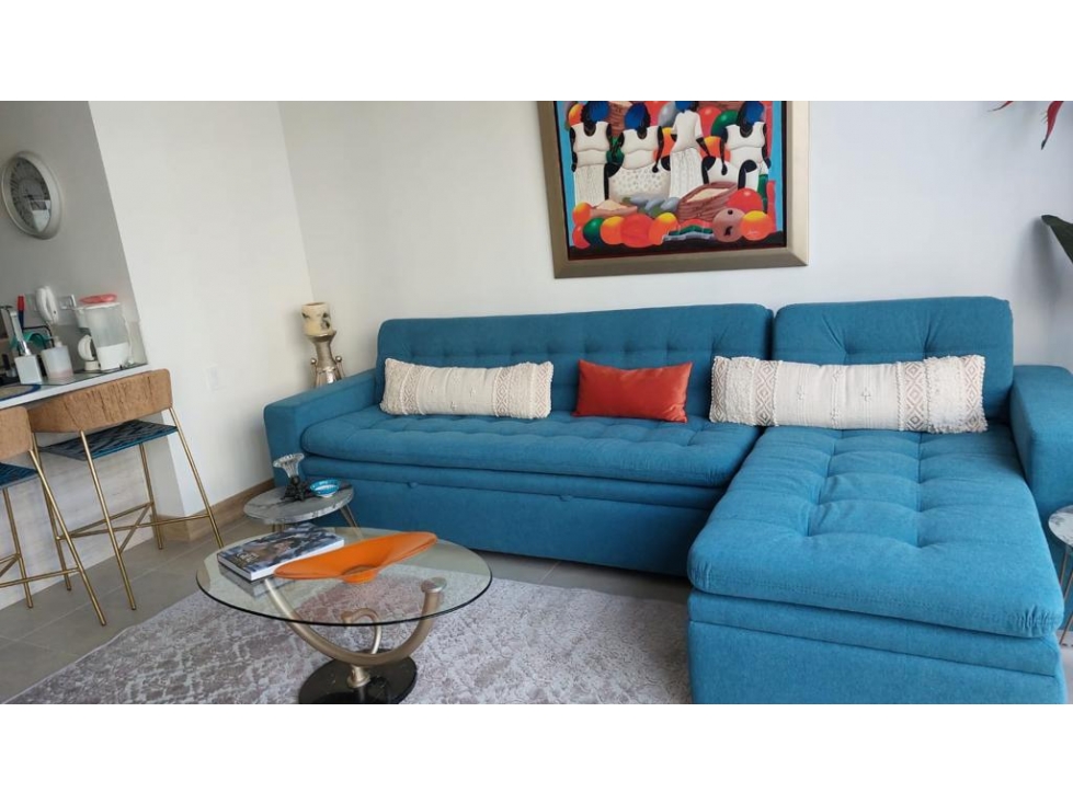 VENTA APARTAMENTO EN MORROS ZOE UNA ALCOBA CON PISCINA + ESTUDIO — foto 6