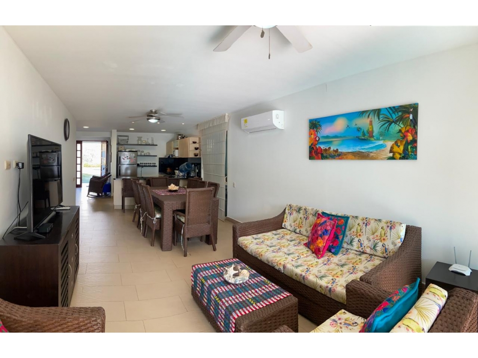 VENTA DE CASA EN CONDOMINIO CASAS DEL MAR Cartagena SALIDA AL MAR — foto 4