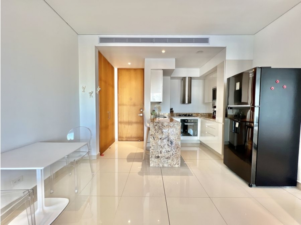 VENTA APARTAMENTO 1 ALCOBA EN BOCAGRANDE EDIFICIO H2 CARTAGENA — foto 3