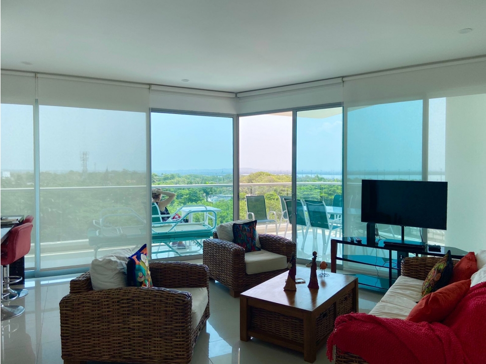 APARTAMENTO EN VENTA 3 HABITACIONES SEAWAY CARTAGENA VISTA