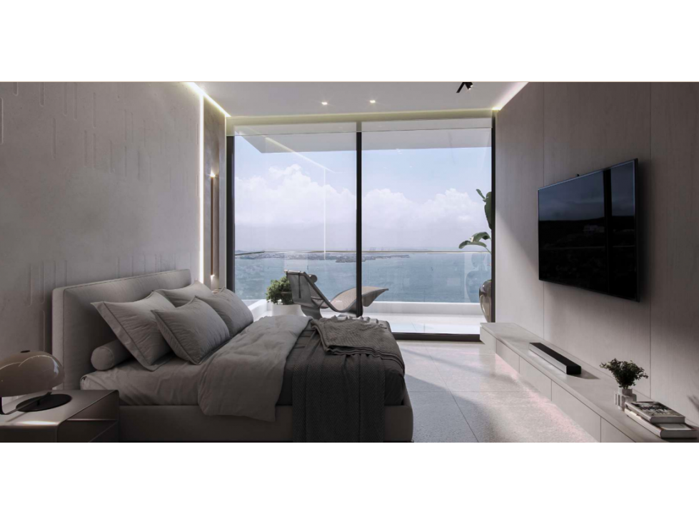 APARTAMENTO DE 2 ALCOBAS EN PROYECTO BOCAGRANDE CARTAGENA