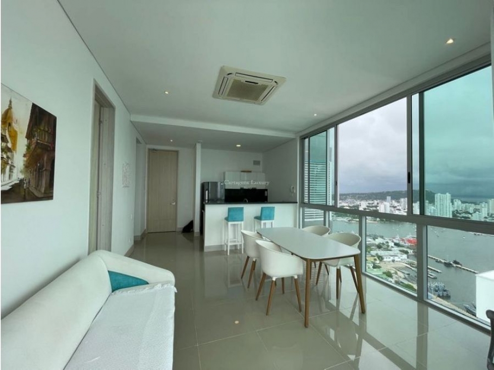 APARTAMENTO PENTHOUSE FRENTE AL MAR BOCAGRANDE CARTAGENA — foto 4