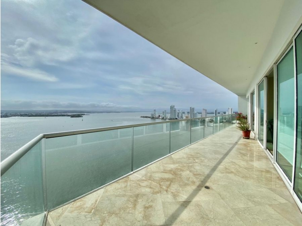 VENTA APARTAMENTO 3 ALCOBAS CARTAGENA VISTA a la BAHIA 419 — foto 2