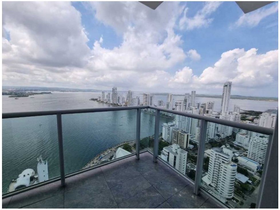 VENTA DE APARTAMENTO0 DE 2 ALCOBAS BOCAGRANDE EDIFICIO INFINITUM
