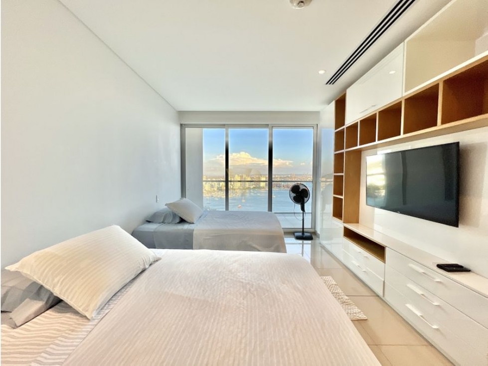 VENTA APARTAMENTO 1 ALCOBA EN BOCAGRANDE EDIFICIO H2 CARTAGENA — foto 2