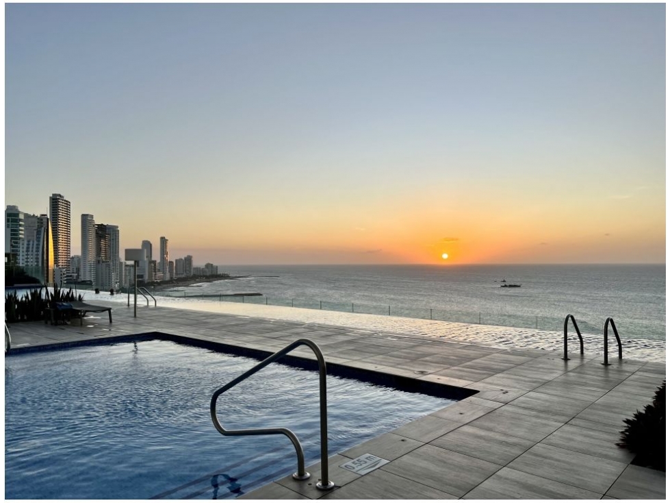 VENTA APARTAMENTO 1 ALCOBA EN BOCAGRANDE EDIFICIO H2 CARTAGENA